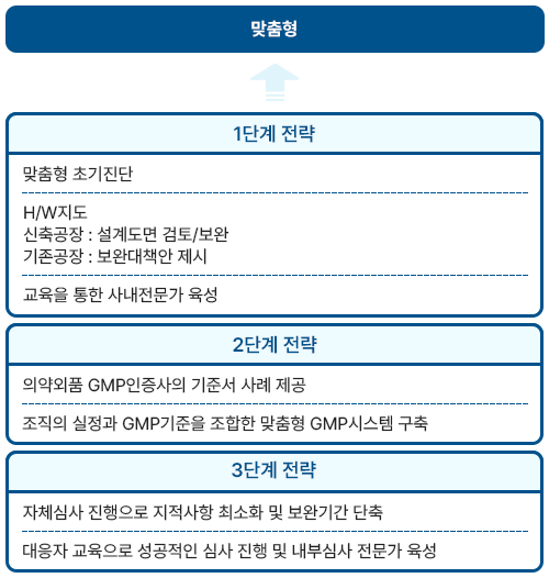 의약외품GMP 컨설팅 추진전략